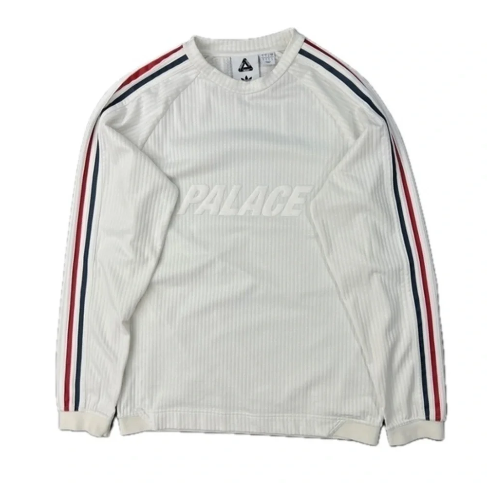 PALACE Adidas Fall 20 Spell Out White Sweatshirt